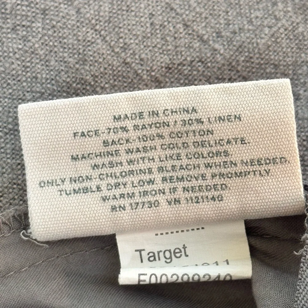 SINGLE Casaluna Heavyweight Linen Blend Queen Gray Sham